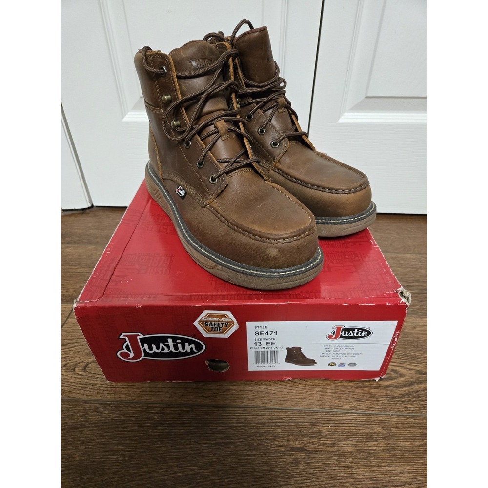 Justin Rush SE471 6" COMP TOE / EH / S+OR / Waterproof - Mens 13 EE
